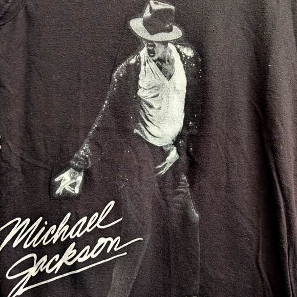 Vintage Michael Jackson babydoll T-shirt size Small - Picture 1 of 5